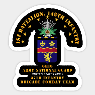 1st Bn 148th Infantry - OHANG Sticker